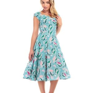 Collectif Mermaid Dolores Dress Plus Size 2X